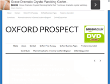 Tablet Screenshot of oxfordprospect.com